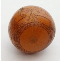 Chinees beschilderde pit van vrucht